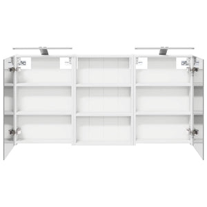 Σετ Ντουλαπιών Μπάνιου με ράφι 3 pcs 120 x 10,5 x 60,5 εκ - Pakobazaar