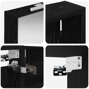 Σετ Ντουλαπιών Μπάνιου με ράφι 3 pcs 120 x 10,5 x 60,5 εκ - Pakobazaar
