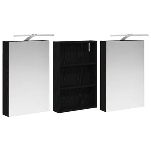Σετ Ντουλαπιών Μπάνιου με ράφι 3 pcs 120 x 10,5 x 60,5 εκ - Pakobazaar