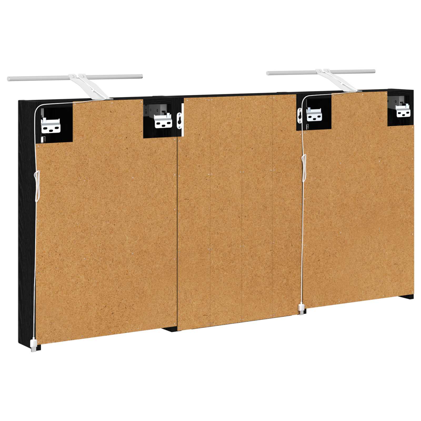 Σετ Ντουλαπιών Μπάνιου με ράφι 3 pcs 120 x 10,5 x 60,5 εκ - Pakobazaar
