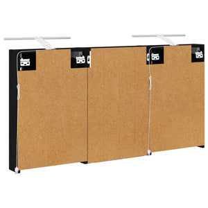 Σετ Ντουλαπιών Μπάνιου με ράφι 3 pcs 120 x 10,5 x 60,5 εκ - Pakobazaar