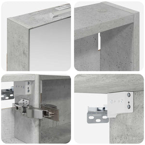 Σετ Ντουλαπιών Μπάνιου με ράφι 3 pcs 120 x 10,5 x 60,5 εκ - Pakobazaar