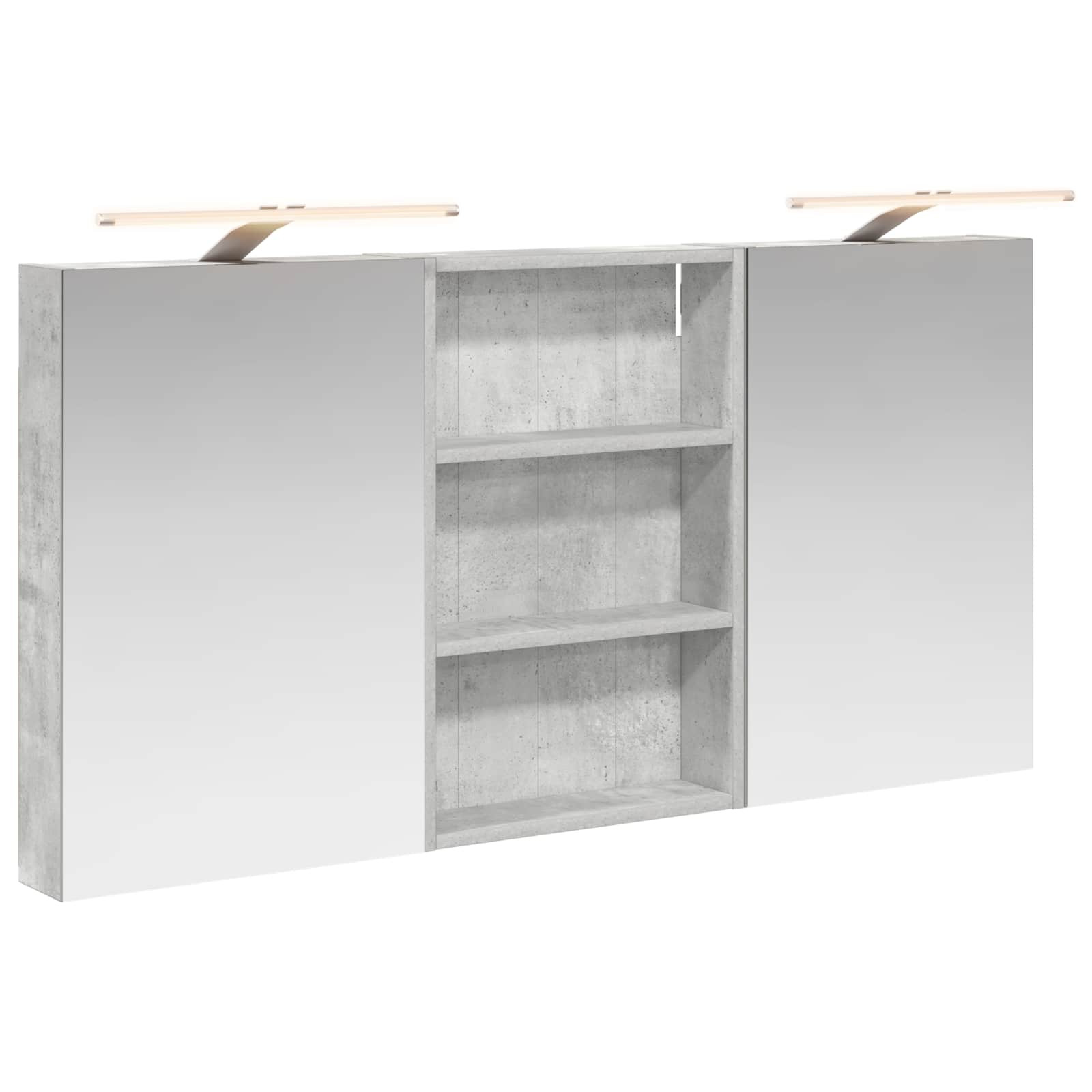 Σετ Ντουλαπιών Μπάνιου με ράφι 3 pcs 120 x 10,5 x 60,5 εκ - Pakobazaar