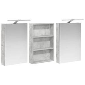 Σετ Ντουλαπιών Μπάνιου με ράφι 3 pcs 120 x 10,5 x 60,5 εκ - Pakobazaar