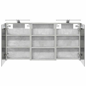 Σετ Ντουλαπιών Μπάνιου με ράφι 3 pcs 120 x 10,5 x 60,5 εκ - Pakobazaar