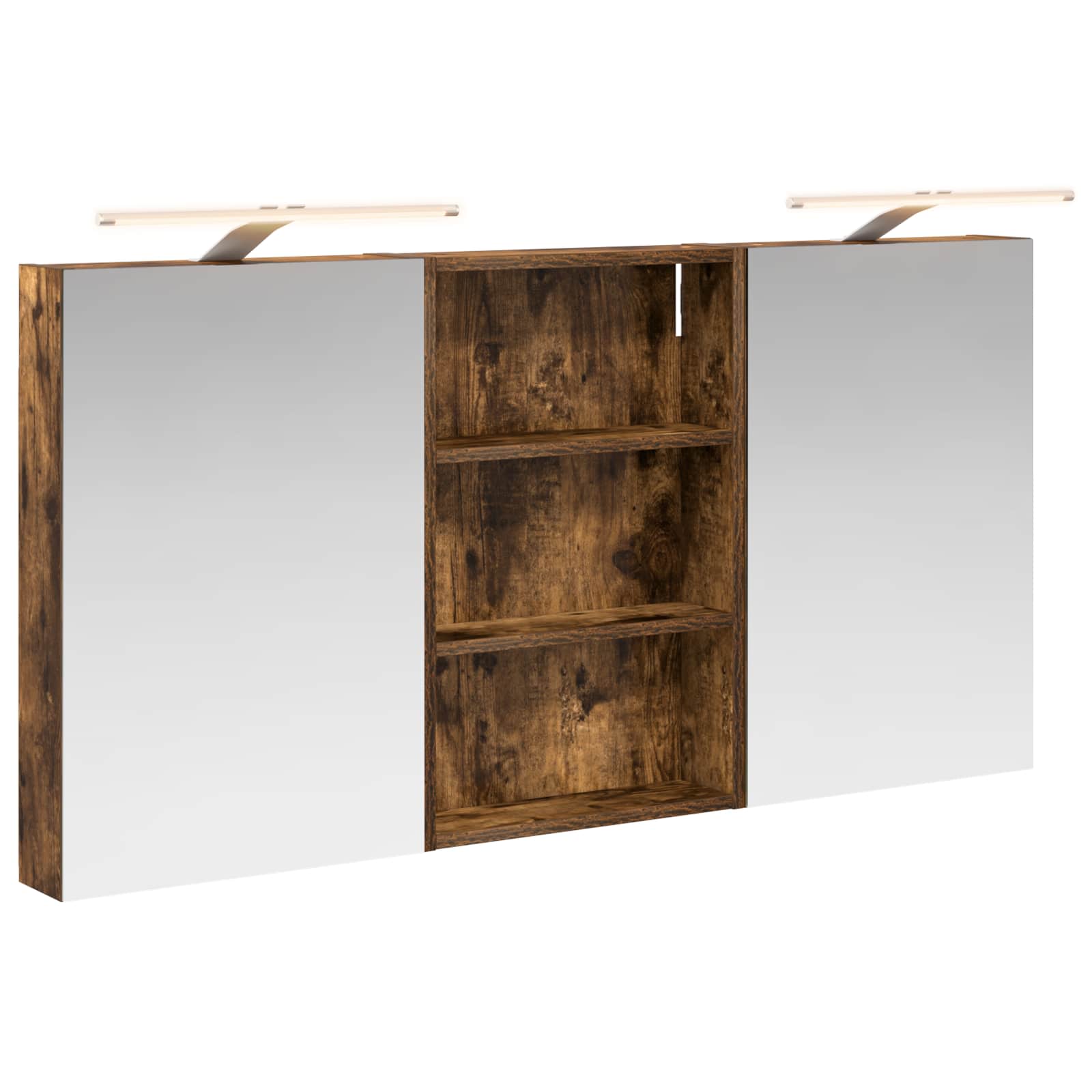 Σετ Ντουλαπιών Μπάνιου με ράφι 3 pcs 120 x 10,5 x 60,5 εκ - Pakobazaar