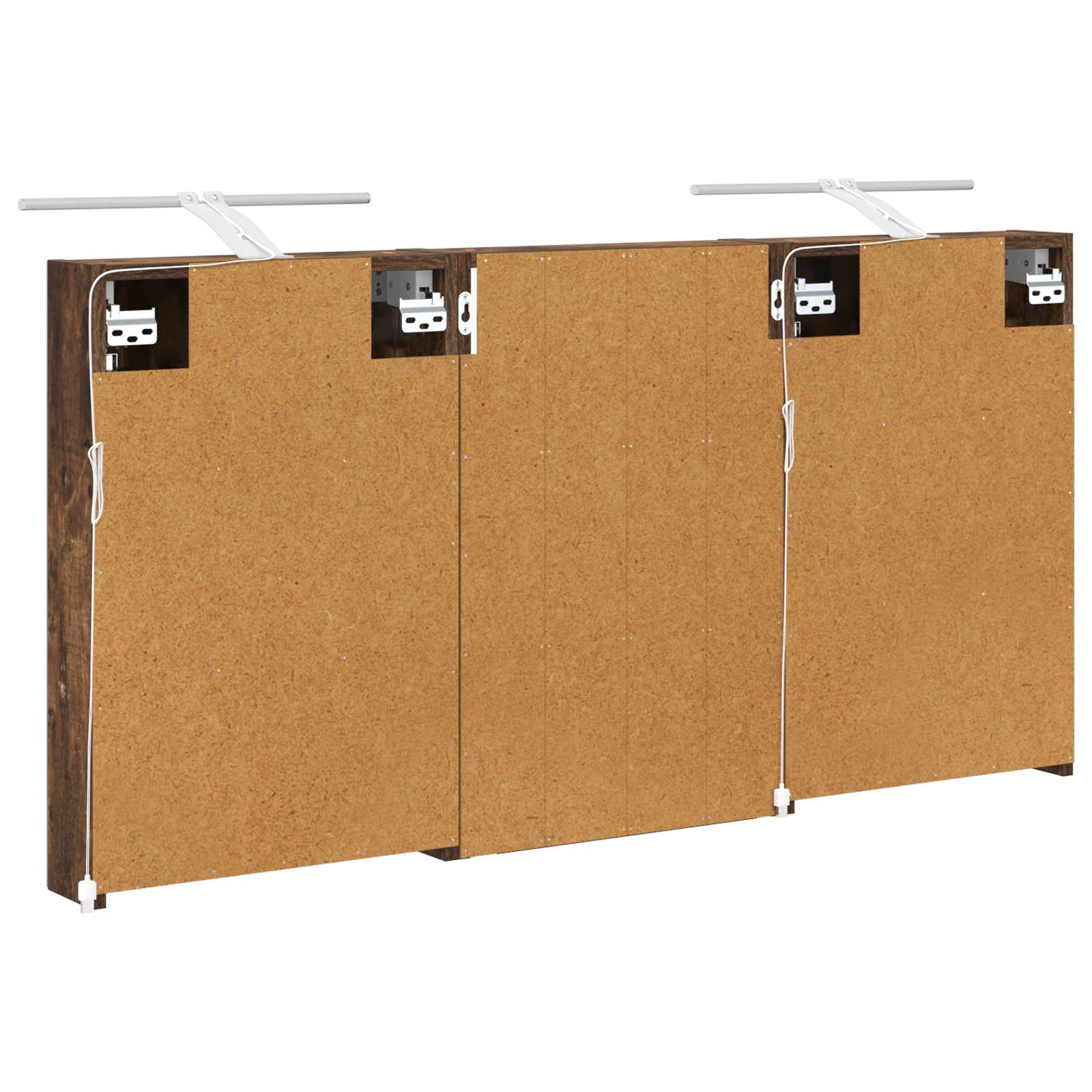 Σετ Ντουλαπιών Μπάνιου με ράφι 3 pcs 120 x 10,5 x 60,5 εκ - Pakobazaar