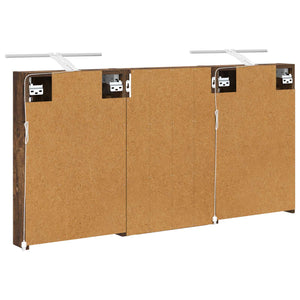 Σετ Ντουλαπιών Μπάνιου με ράφι 3 pcs 120 x 10,5 x 60,5 εκ - Pakobazaar
