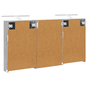 Σετ Ντουλαπιών Μπάνιου με ράφι 3 pcs 120 x 10,5 x 60,5 εκ - Pakobazaar