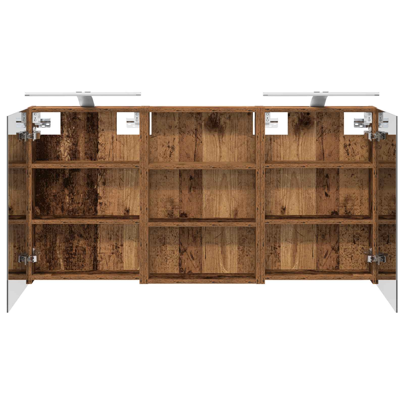 Σετ Ντουλαπιών Μπάνιου με ράφι 3 pcs 120 x 10,5 x 60,5 εκ - Pakobazaar