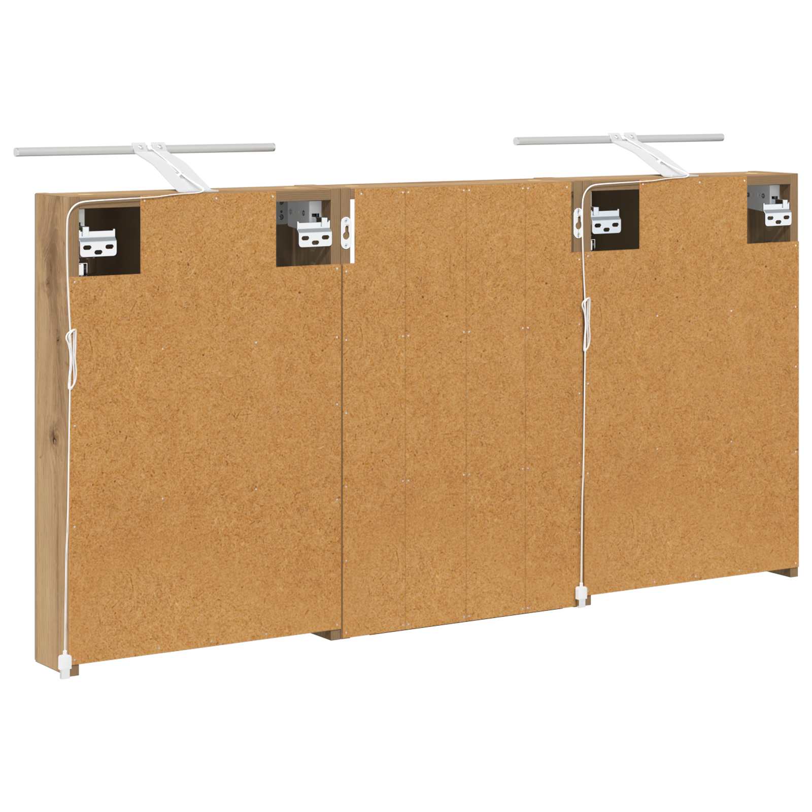 Σετ Ντουλαπιών Μπάνιου με ράφι 3 pcs 120 x 10,5 x 60,5 εκ - Pakobazaar