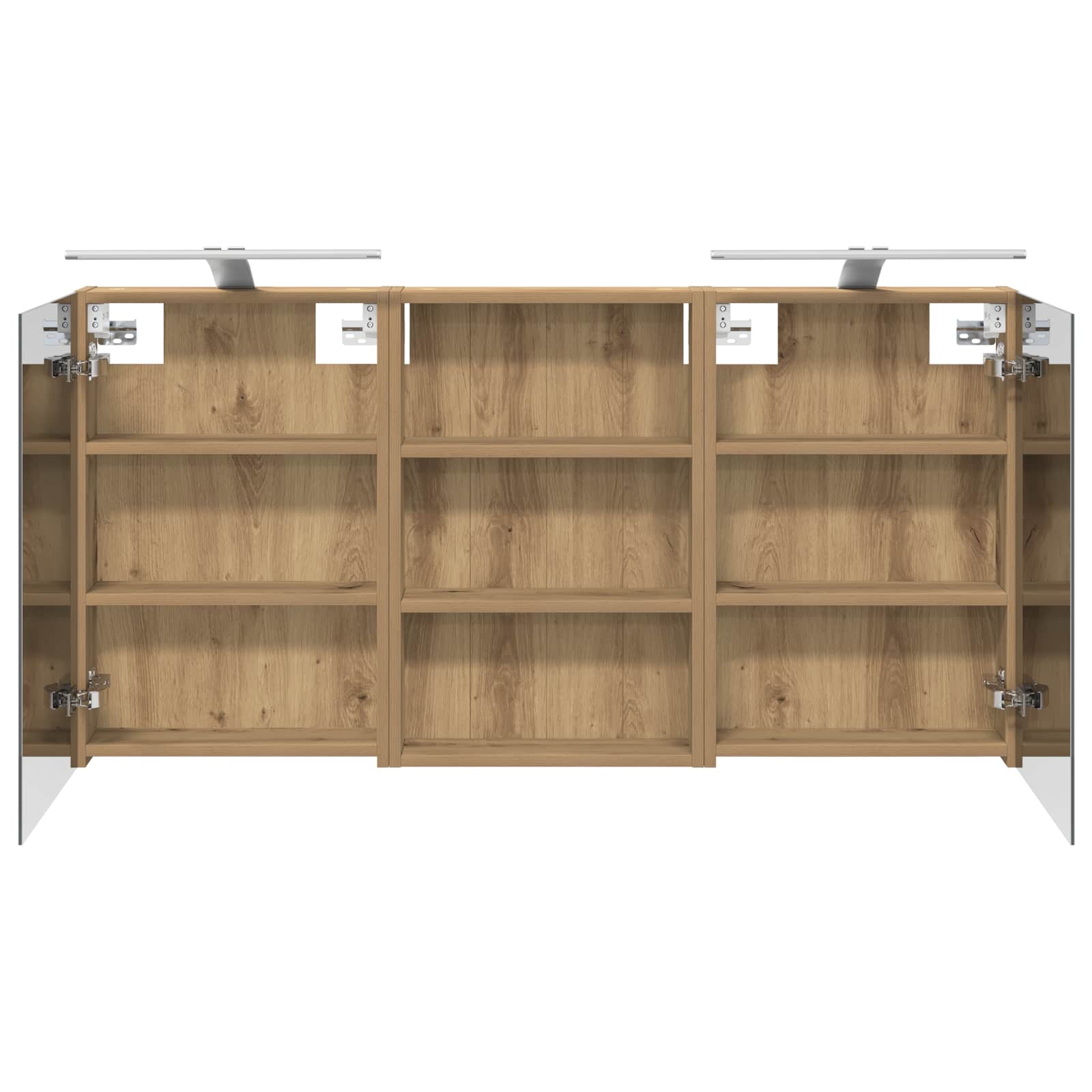 Σετ Ντουλαπιών Μπάνιου με ράφι 3 pcs 120 x 10,5 x 60,5 εκ - Pakobazaar