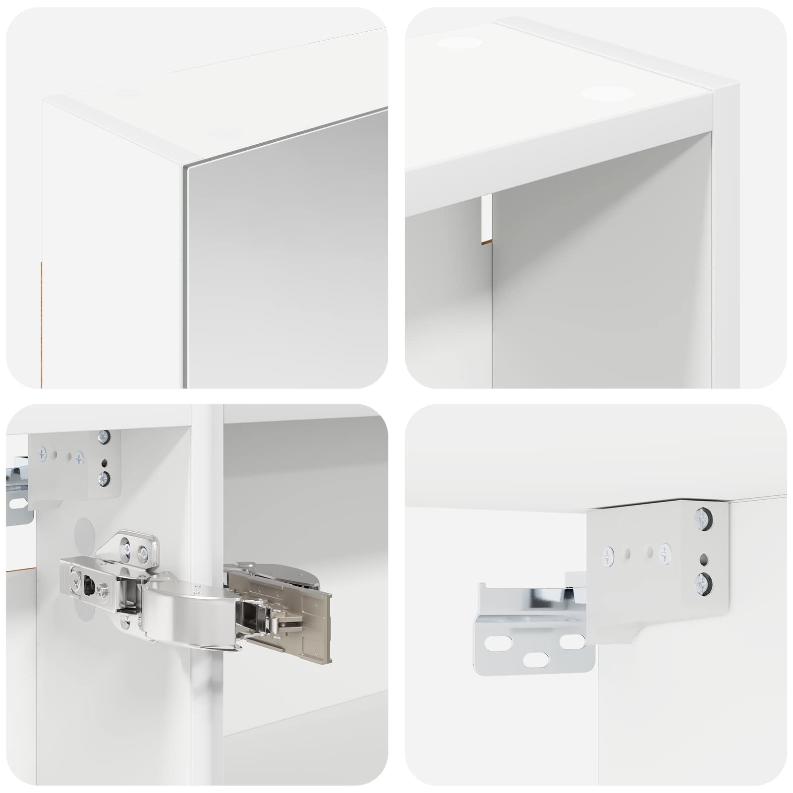 Σετ Ντουλαπιών Μπάνιου με ράφι 3 pcs 120 x 14,5 x 70 εκ - Pakobazaar