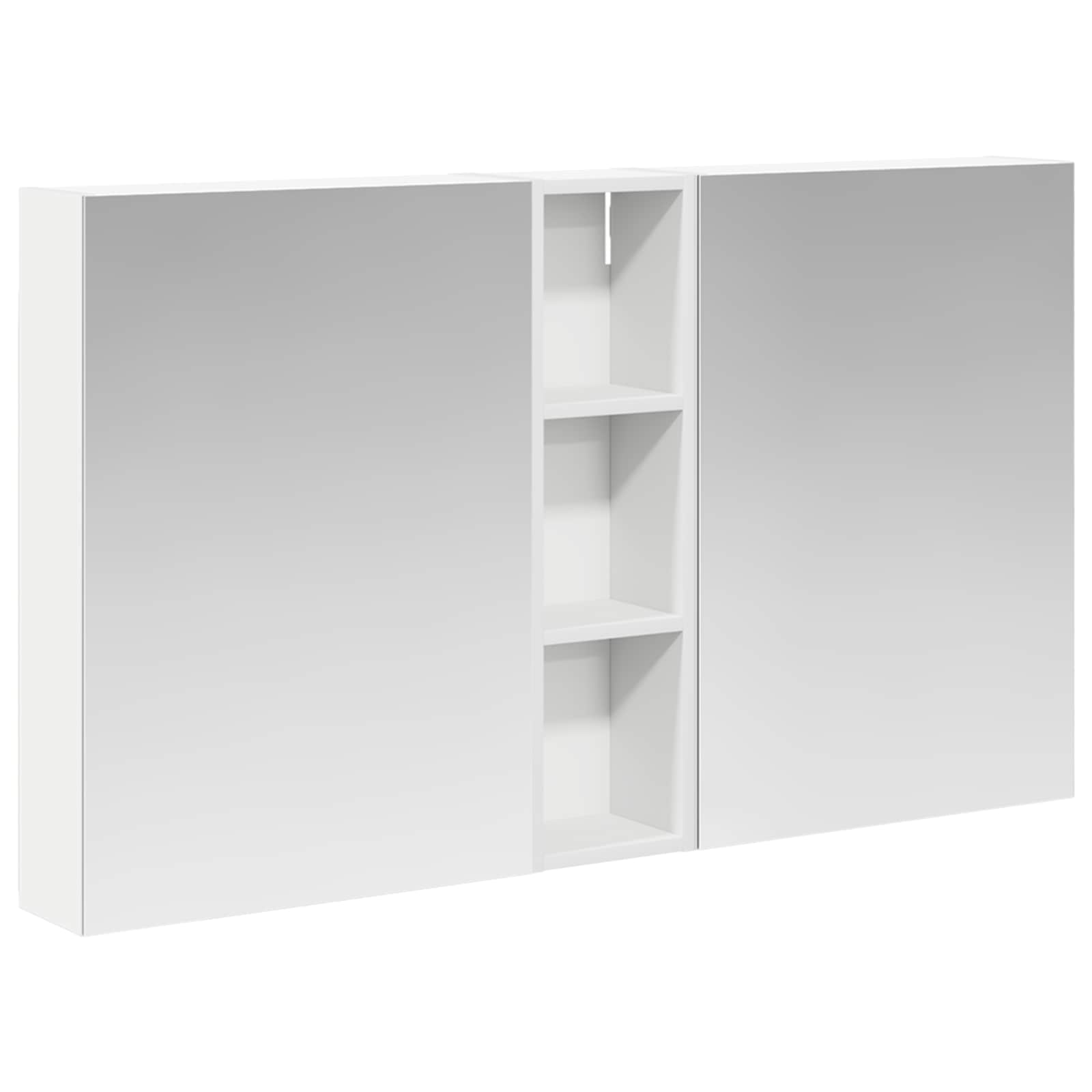 Σετ Ντουλαπιών Μπάνιου με ράφι 3 pcs 120 x 14,5 x 70 εκ - Pakobazaar