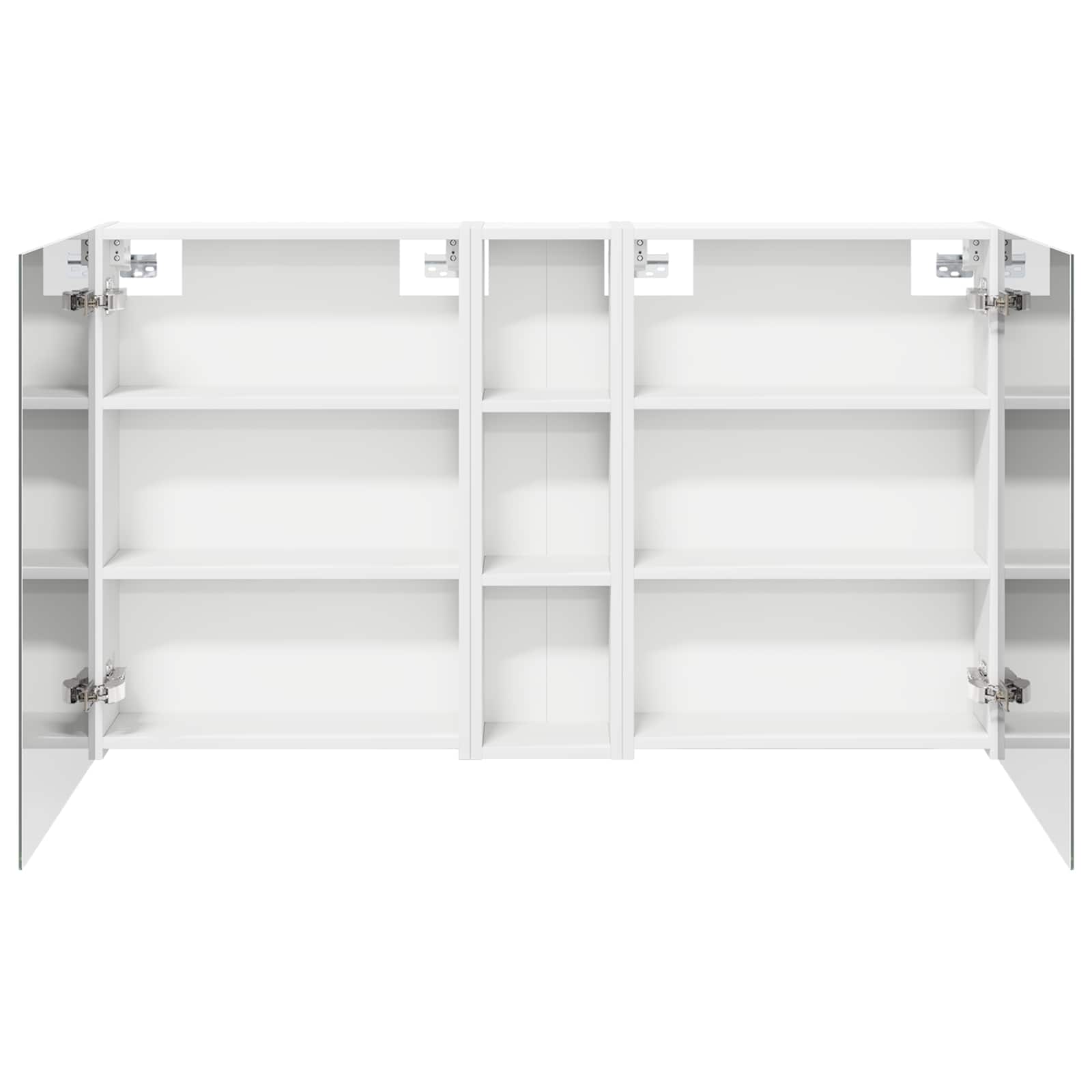 Σετ Ντουλαπιών Μπάνιου με ράφι 3 pcs 120 x 14,5 x 70 εκ - Pakobazaar