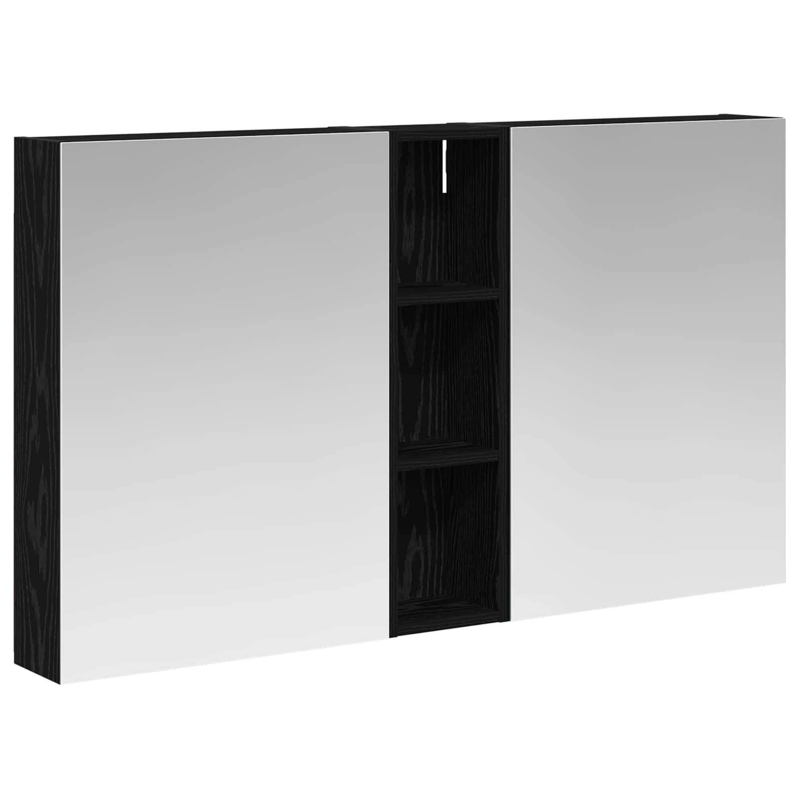 Σετ Ντουλαπιών Μπάνιου με ράφι 3 pcs 120 x 14,5 x 70 εκ - Pakobazaar