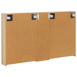 Σετ Ντουλαπιών Μπάνιου με ράφι 3 pcs 120 x 14,5 x 70 εκ - Pakobazaar