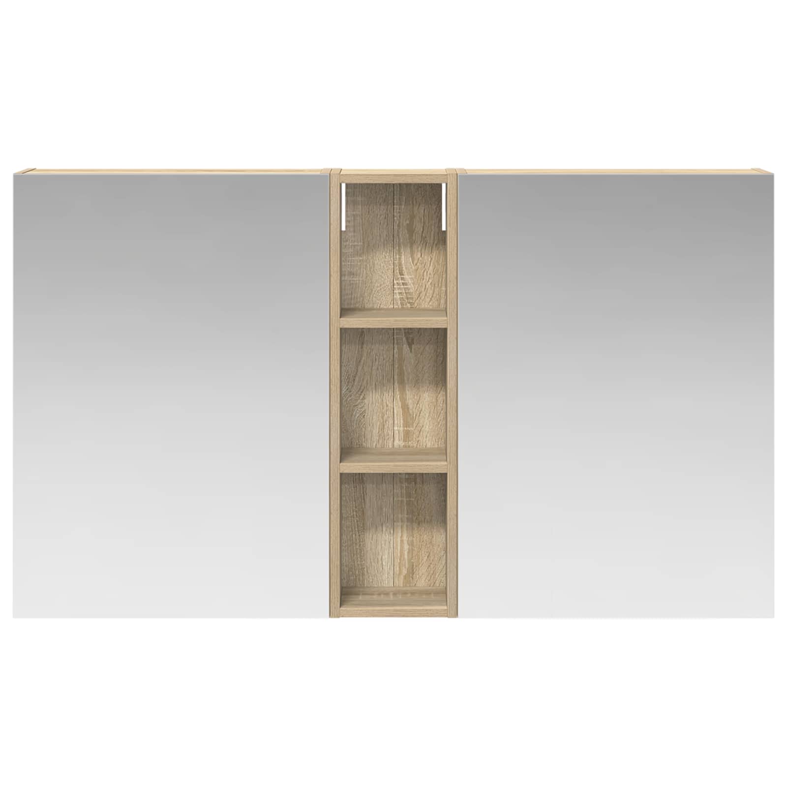 Σετ Ντουλαπιών Μπάνιου με ράφι 3 pcs 120 x 14,5 x 70 εκ - Pakobazaar
