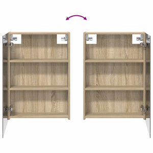 Σετ Ντουλαπιών Μπάνιου με ράφι 3 pcs 120 x 14,5 x 70 εκ - Pakobazaar