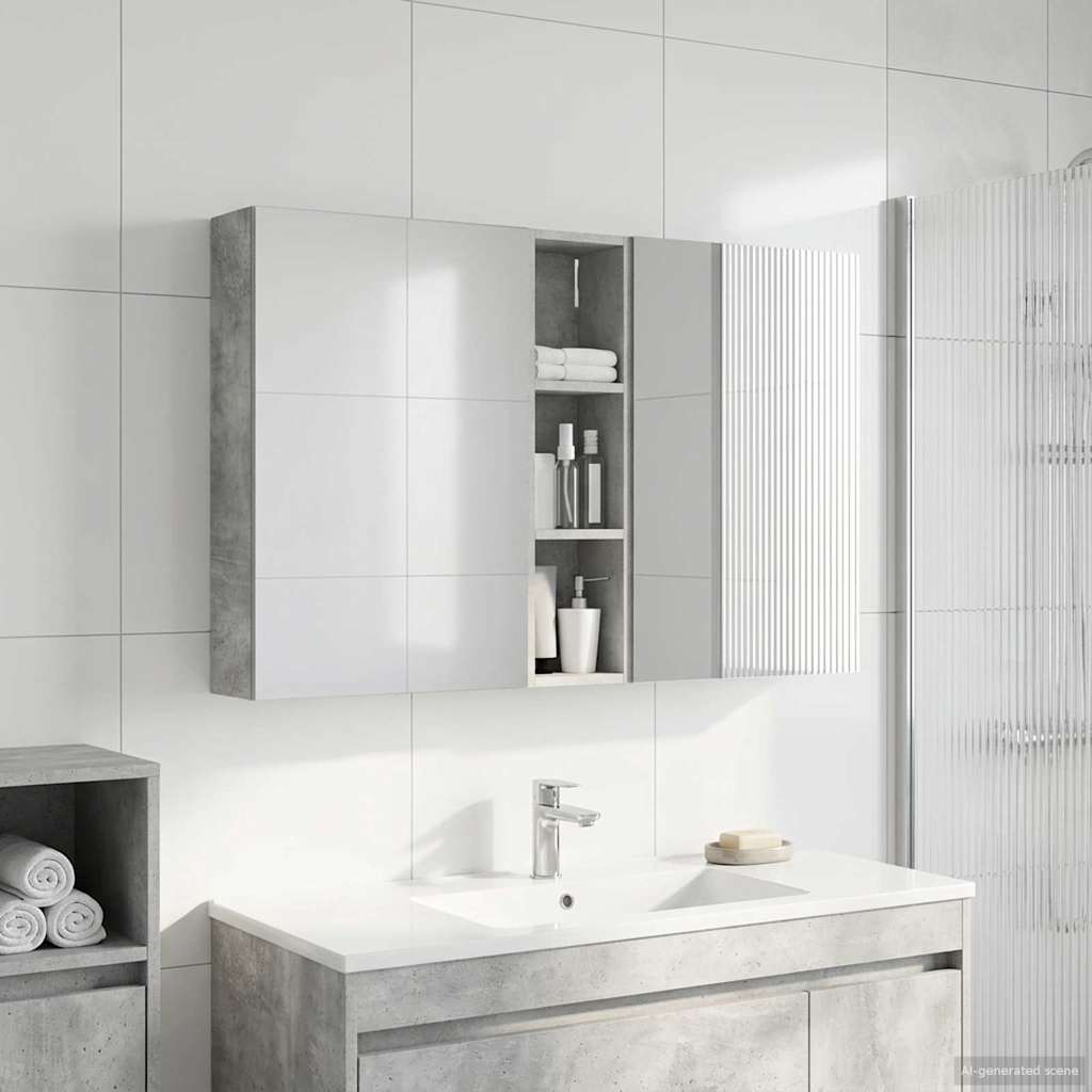 Σετ Ντουλαπιών Μπάνιου με ράφι 3 pcs 120 x 14,5 x 70 εκ - Pakobazaar