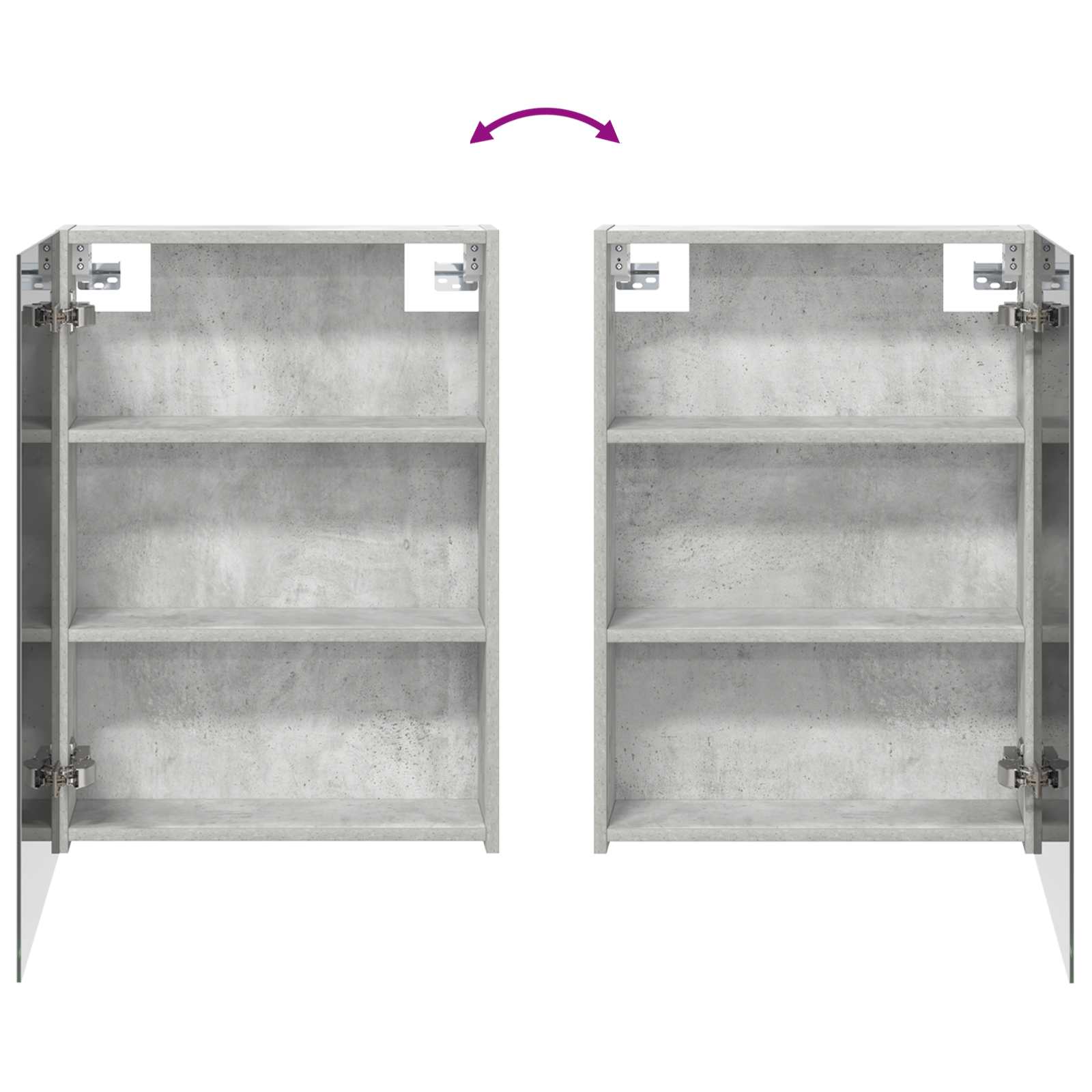 Σετ Ντουλαπιών Μπάνιου με ράφι 3 pcs 120 x 14,5 x 70 εκ - Pakobazaar