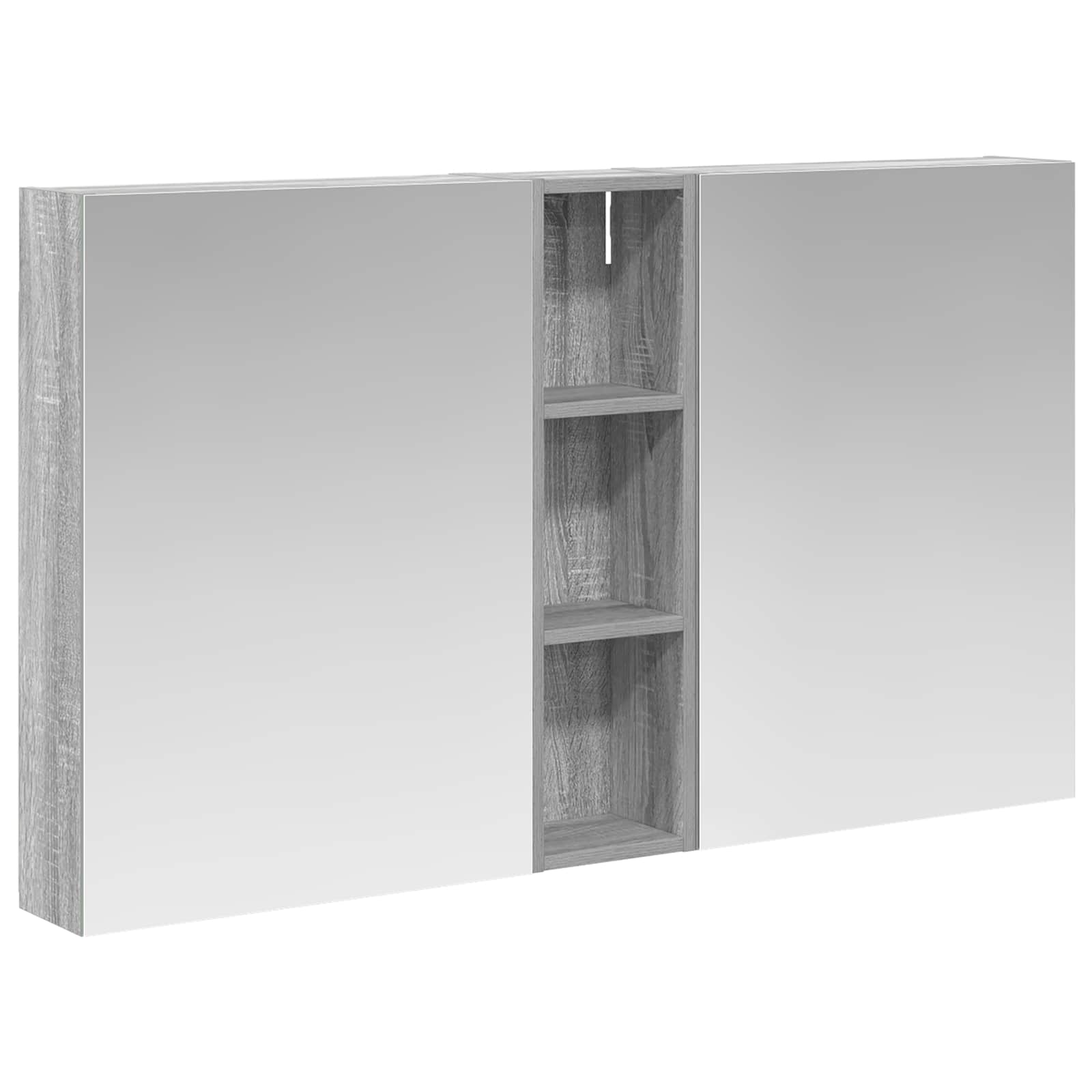 Σετ Ντουλαπιών Μπάνιου με ράφι 3 pcs 120 x 14,5 x 70 εκ - Pakobazaar