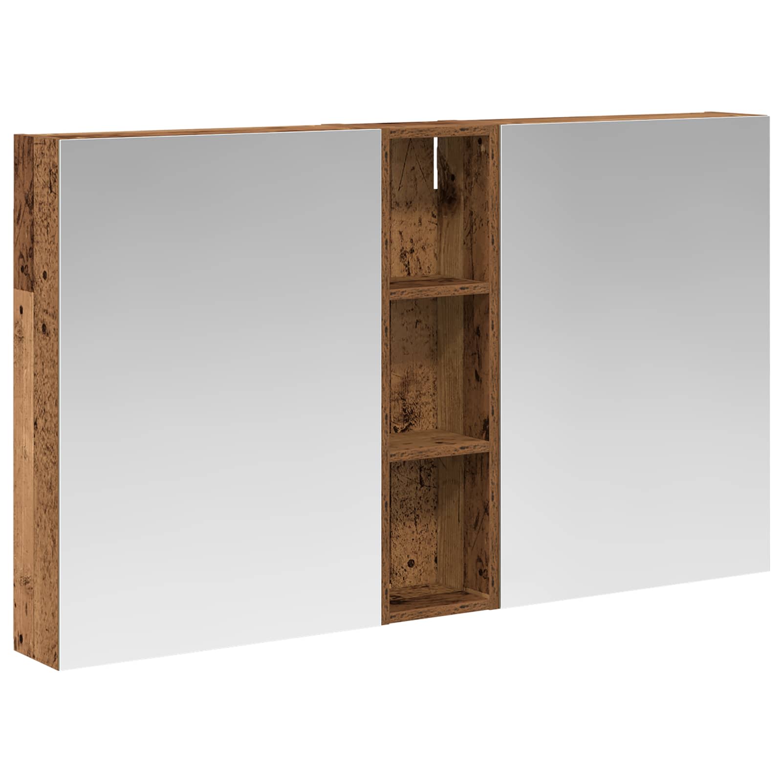 Σετ Ντουλαπιών Μπάνιου με ράφι 3 pcs 120 x 14,5 x 70 εκ - Pakobazaar