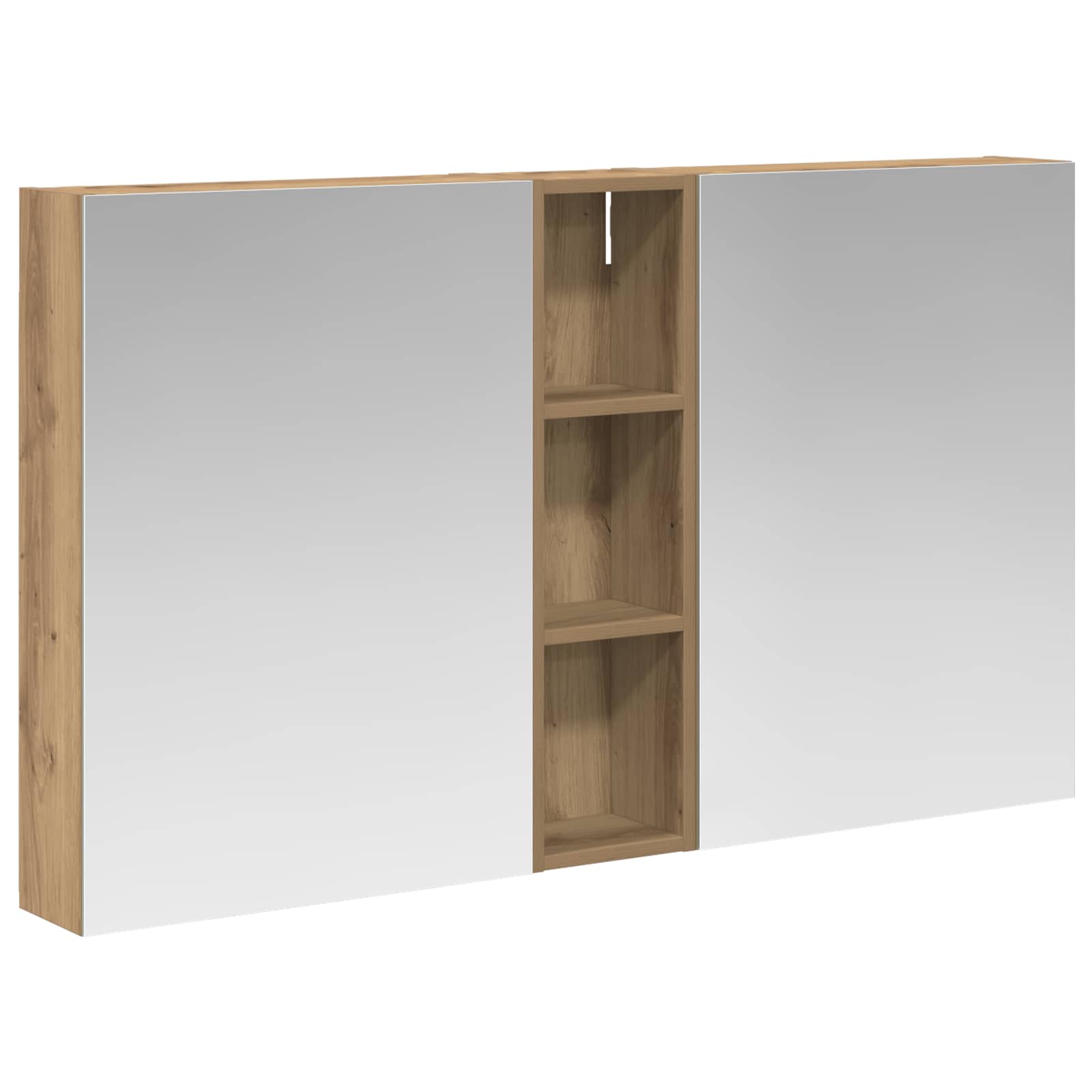 Σετ Ντουλαπιών Μπάνιου με ράφι 3 pcs 120 x 14,5 x 70 εκ - Pakobazaar