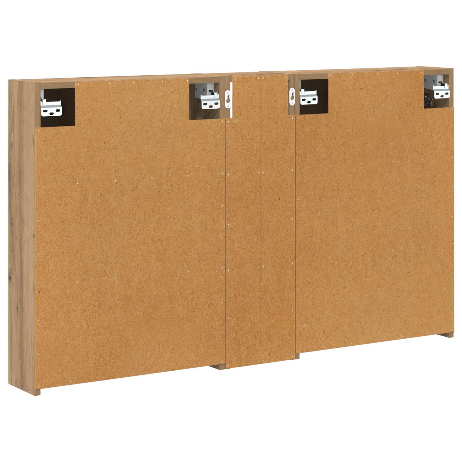 Σετ Ντουλαπιών Μπάνιου με ράφι 3 pcs 120 x 14,5 x 70 εκ - Pakobazaar