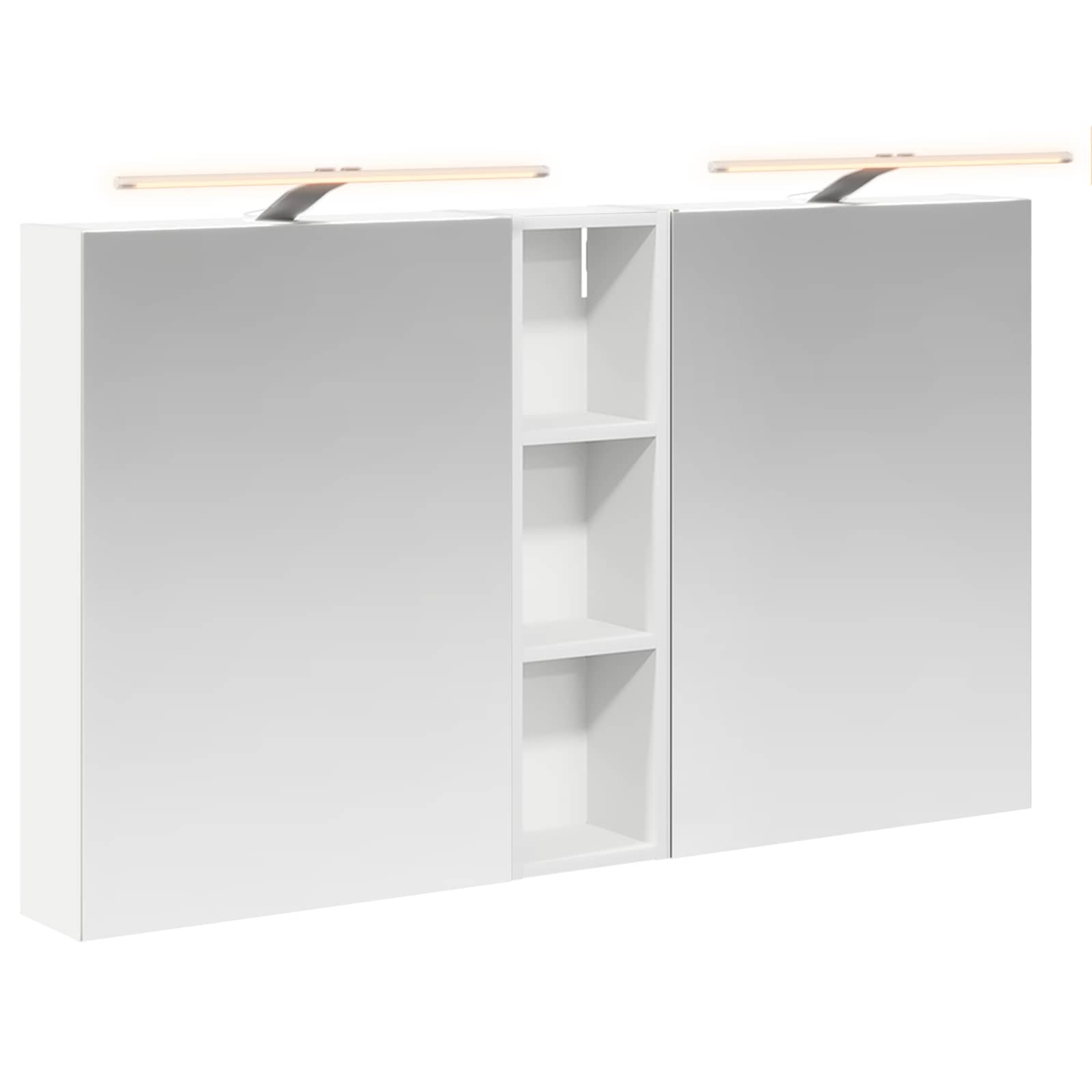 Σετ Ντουλαπιών Μπάνιου με ράφι 3 pcs 120 x 14,5 x 70 εκ - Pakobazaar