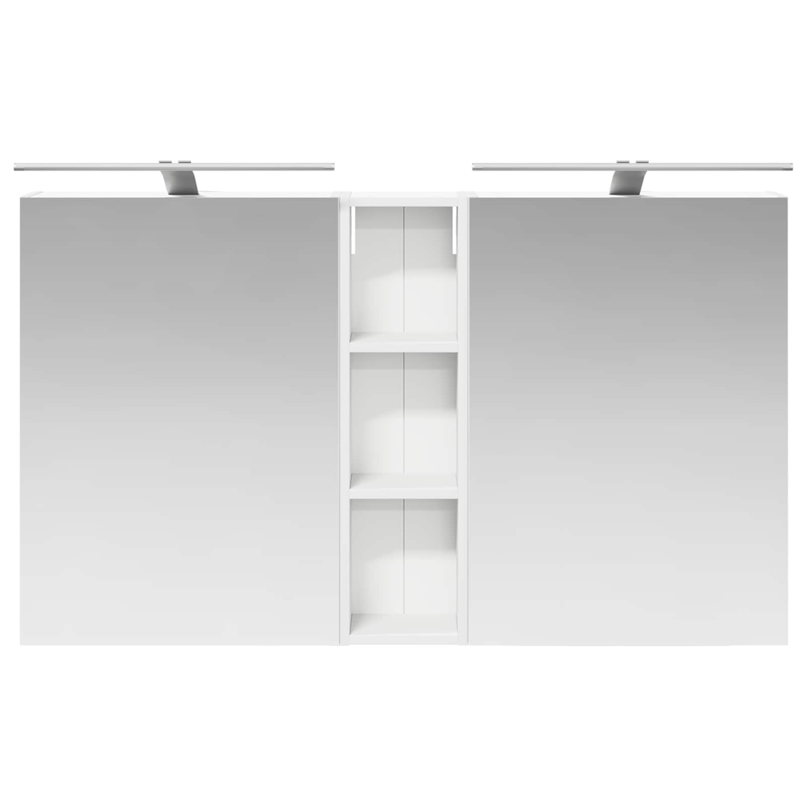 Σετ Ντουλαπιών Μπάνιου με ράφι 3 pcs 120 x 14,5 x 70 εκ - Pakobazaar