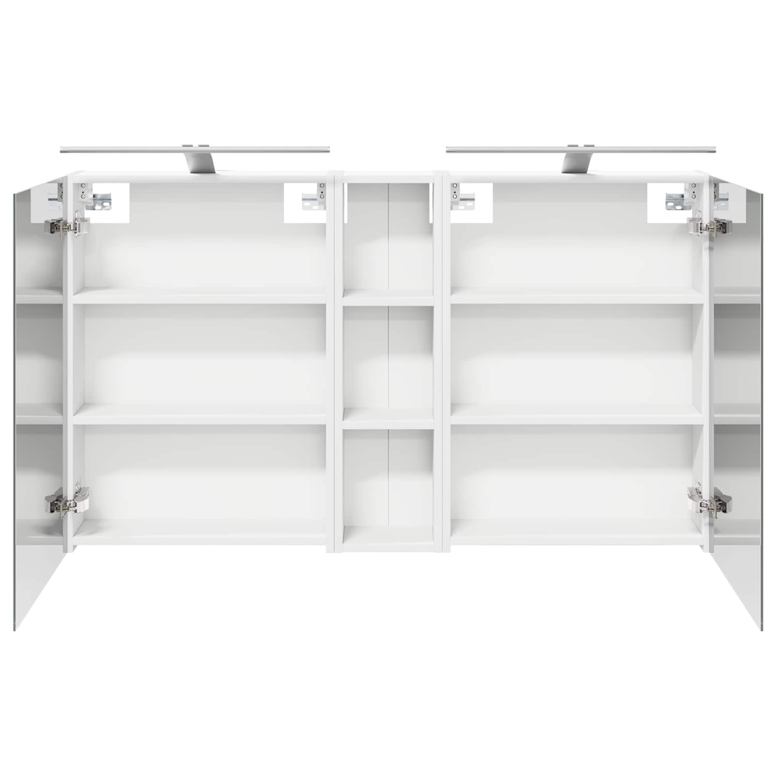 Σετ Ντουλαπιών Μπάνιου με ράφι 3 pcs 120 x 14,5 x 70 εκ - Pakobazaar