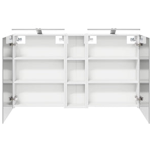 Σετ Ντουλαπιών Μπάνιου με ράφι 3 pcs 120 x 14,5 x 70 εκ - Pakobazaar