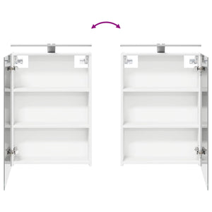 Σετ Ντουλαπιών Μπάνιου με ράφι 3 pcs 120 x 14,5 x 70 εκ - Pakobazaar