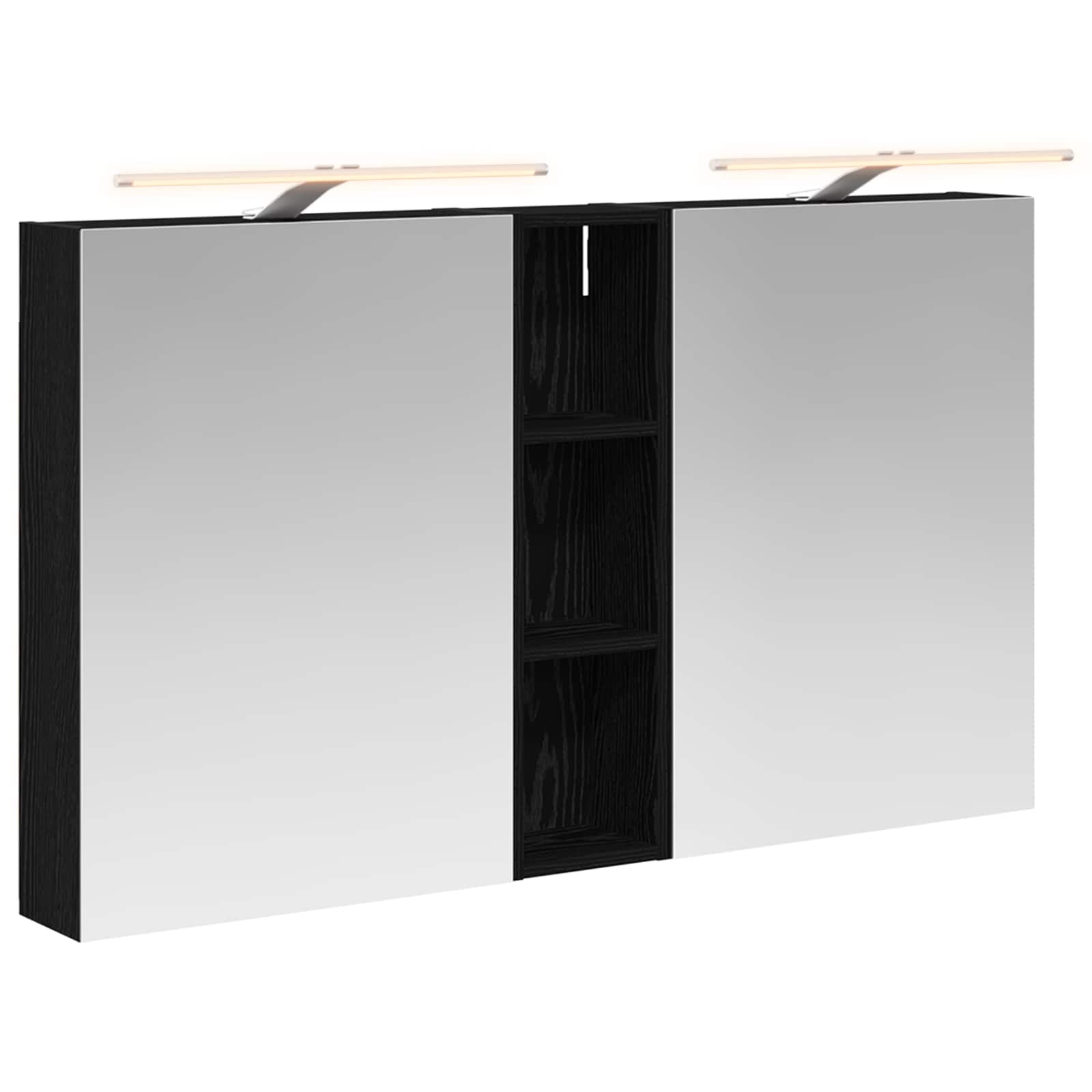 Σετ Ντουλαπιών Μπάνιου με ράφι 3 pcs 120 x 14,5 x 70 εκ - Pakobazaar