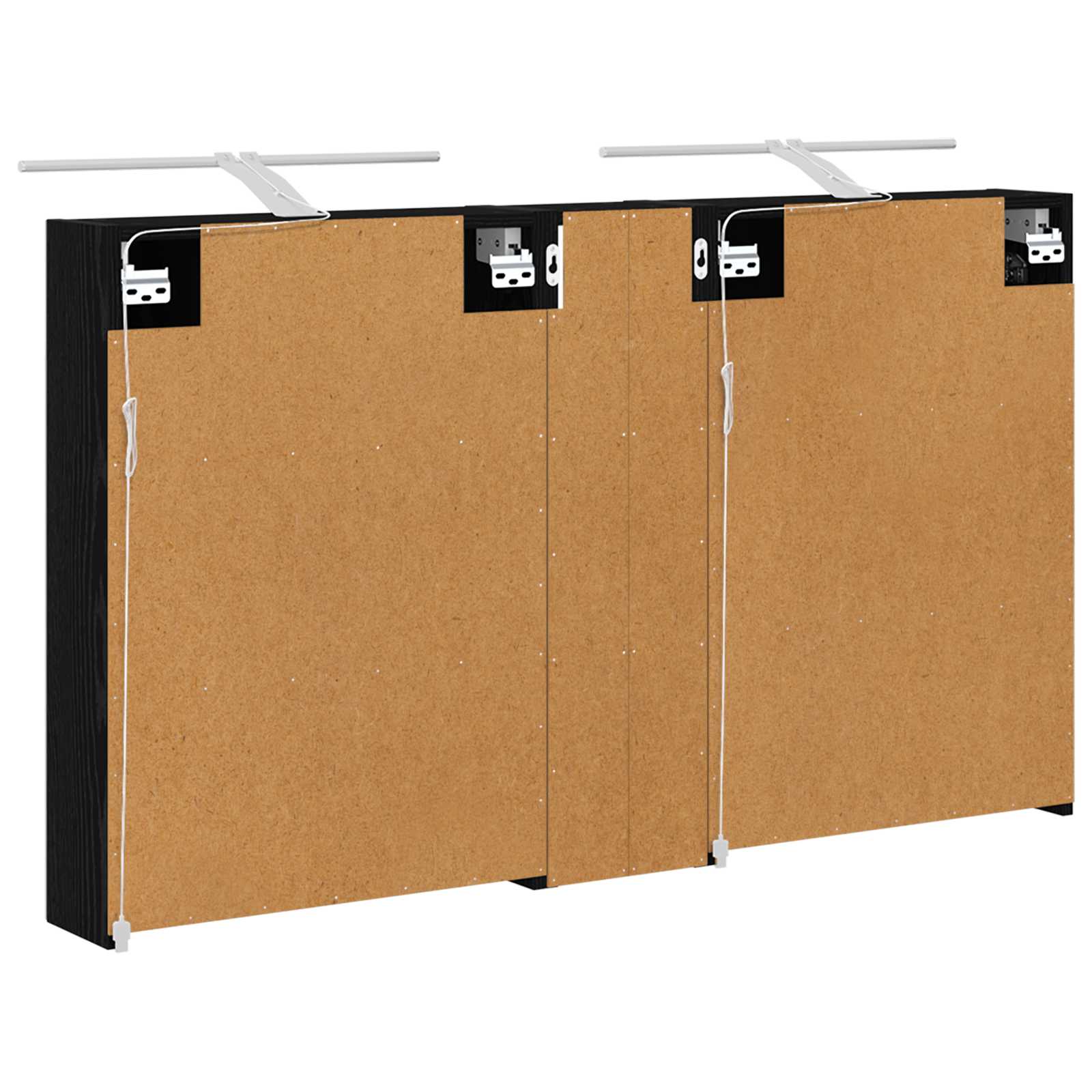 Σετ Ντουλαπιών Μπάνιου με ράφι 3 pcs 120 x 14,5 x 70 εκ - Pakobazaar