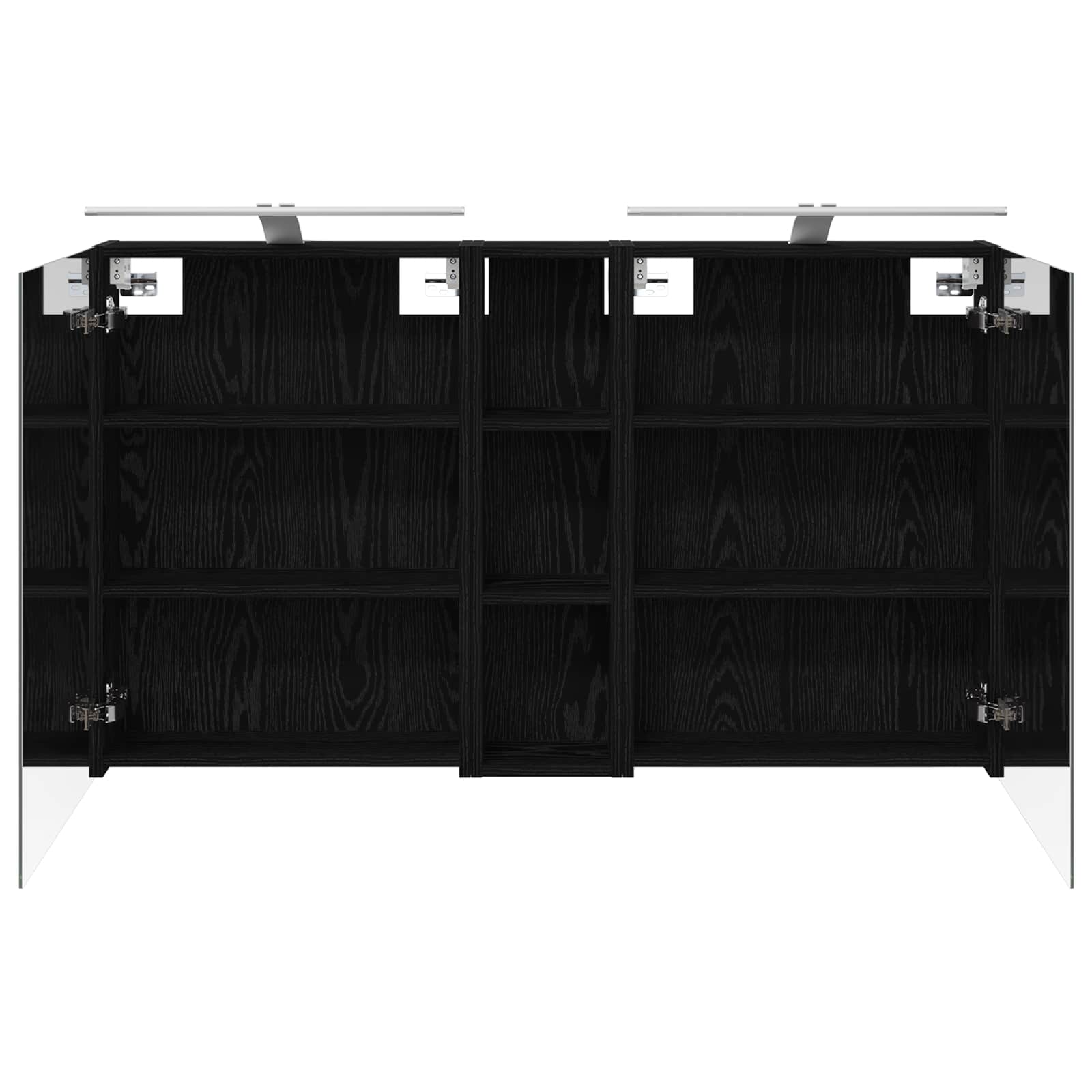 Σετ Ντουλαπιών Μπάνιου με ράφι 3 pcs 120 x 14,5 x 70 εκ - Pakobazaar