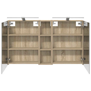Σετ Ντουλαπιών Μπάνιου με ράφι 3 pcs 120 x 14,5 x 70 εκ - Pakobazaar