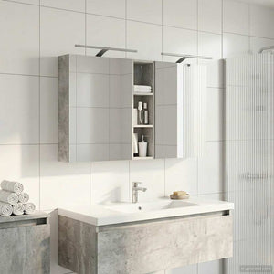 Σετ Ντουλαπιών Μπάνιου με ράφι 3 pcs 120 x 14,5 x 70 εκ - Pakobazaar