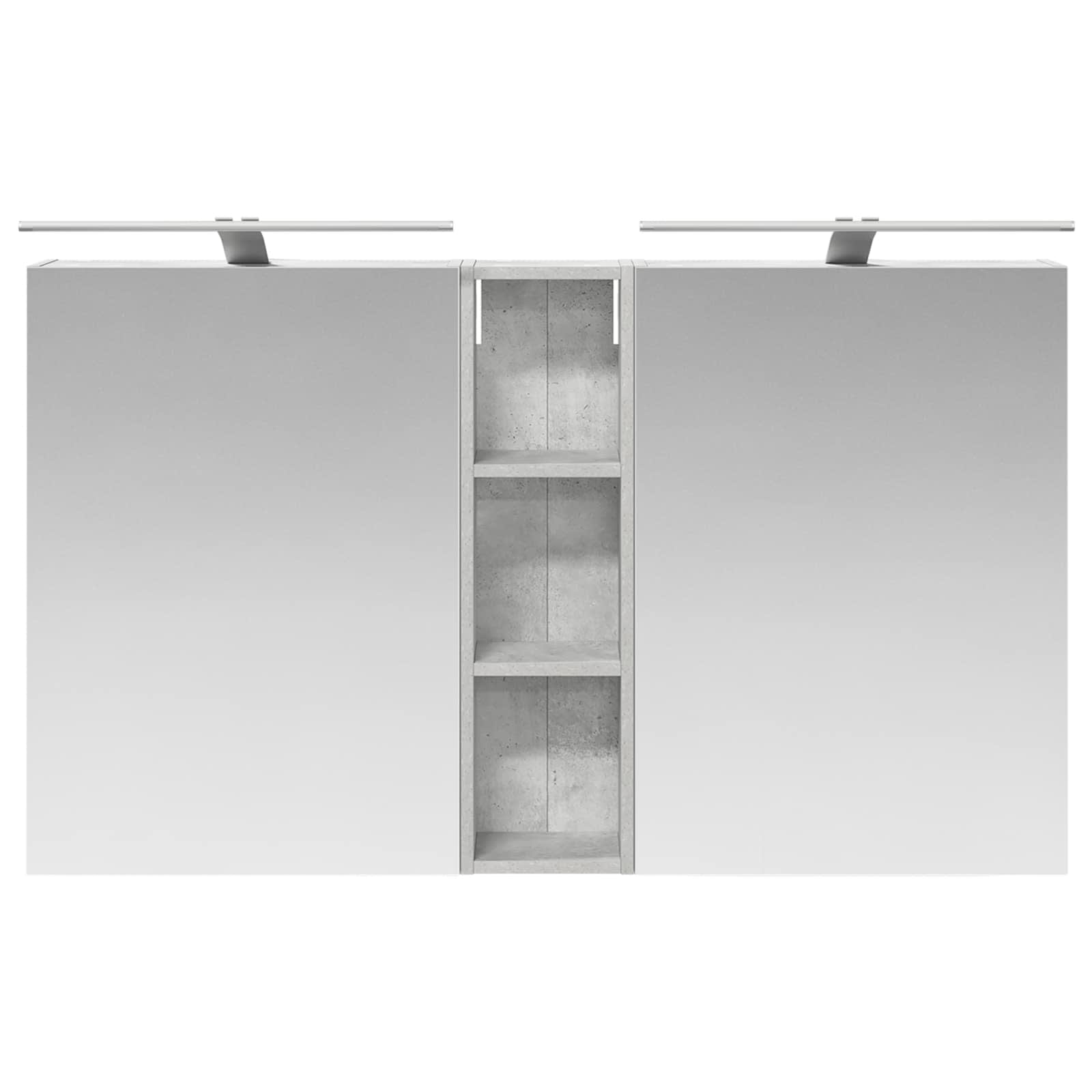 Σετ Ντουλαπιών Μπάνιου με ράφι 3 pcs 120 x 14,5 x 70 εκ - Pakobazaar