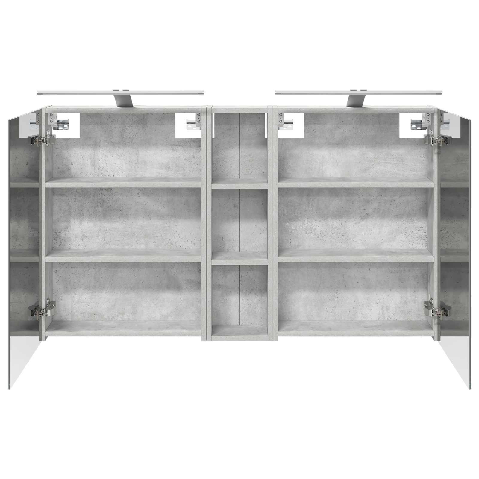 Σετ Ντουλαπιών Μπάνιου με ράφι 3 pcs 120 x 14,5 x 70 εκ - Pakobazaar