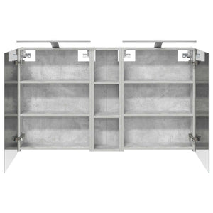 Σετ Ντουλαπιών Μπάνιου με ράφι 3 pcs 120 x 14,5 x 70 εκ - Pakobazaar