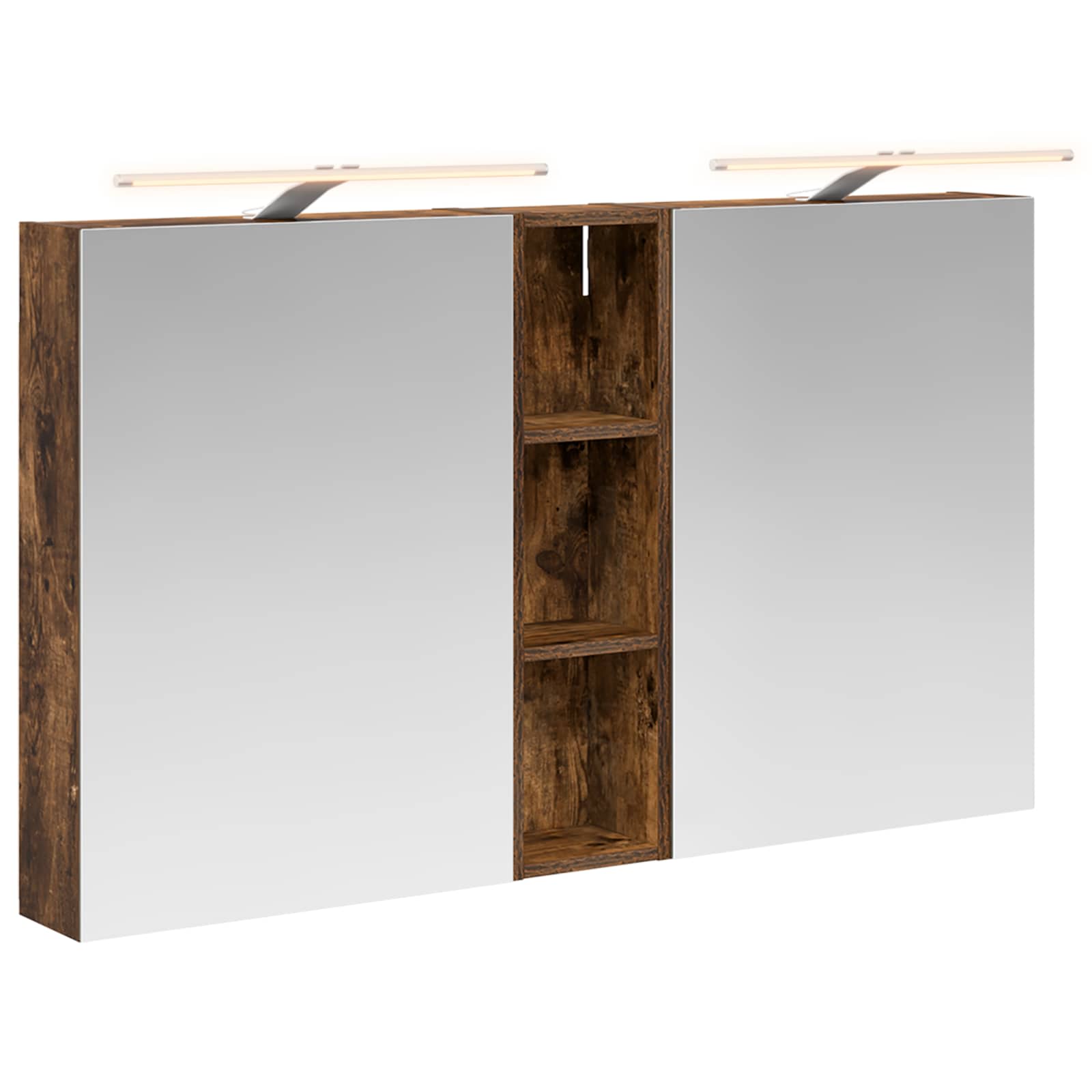 Σετ Ντουλαπιών Μπάνιου με ράφι 3 pcs 120 x 14,5 x 70 εκ - Pakobazaar