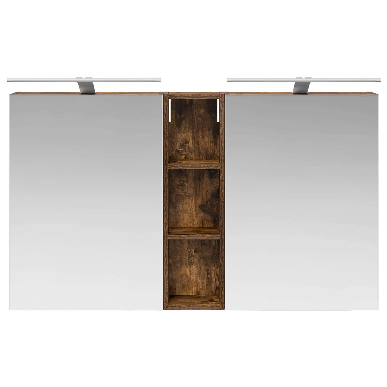 Σετ Ντουλαπιών Μπάνιου με ράφι 3 pcs 120 x 14,5 x 70 εκ - Pakobazaar