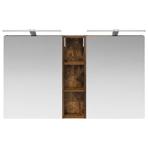 Σετ Ντουλαπιών Μπάνιου με ράφι 3 pcs 120 x 14,5 x 70 εκ - Pakobazaar