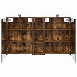 Σετ Ντουλαπιών Μπάνιου με ράφι 3 pcs 120 x 14,5 x 70 εκ - Pakobazaar