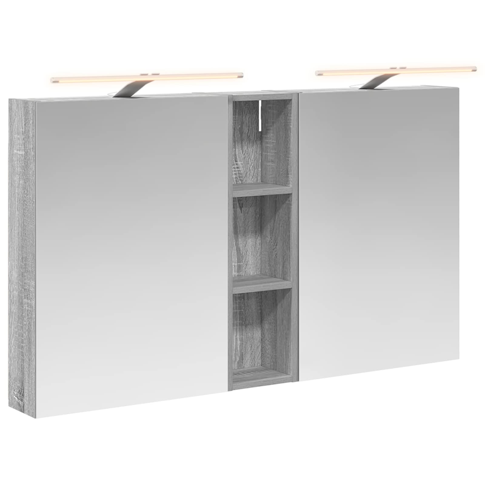Σετ Ντουλαπιών Μπάνιου με ράφι 3 pcs 120 x 14,5 x 70 εκ - Pakobazaar