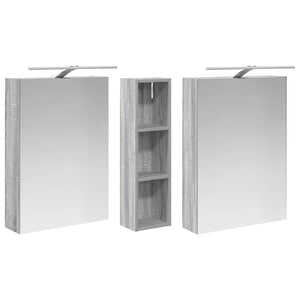 Σετ Ντουλαπιών Μπάνιου 3 τμχ. 120 x 14,5 x 70 εκ - Pakobazaar