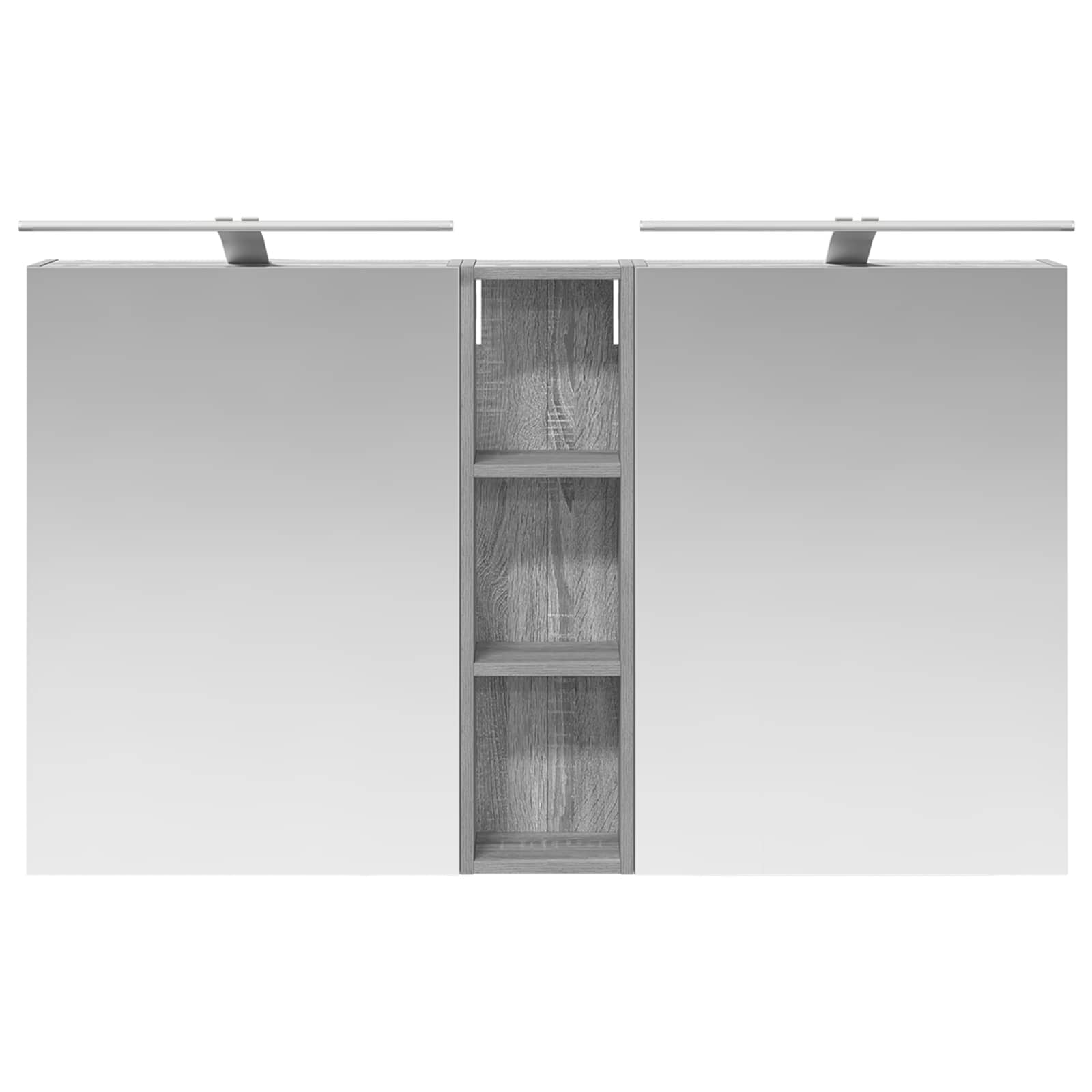 Σετ Ντουλαπιών Μπάνιου με ράφι 3 pcs 120 x 14,5 x 70 εκ - Pakobazaar