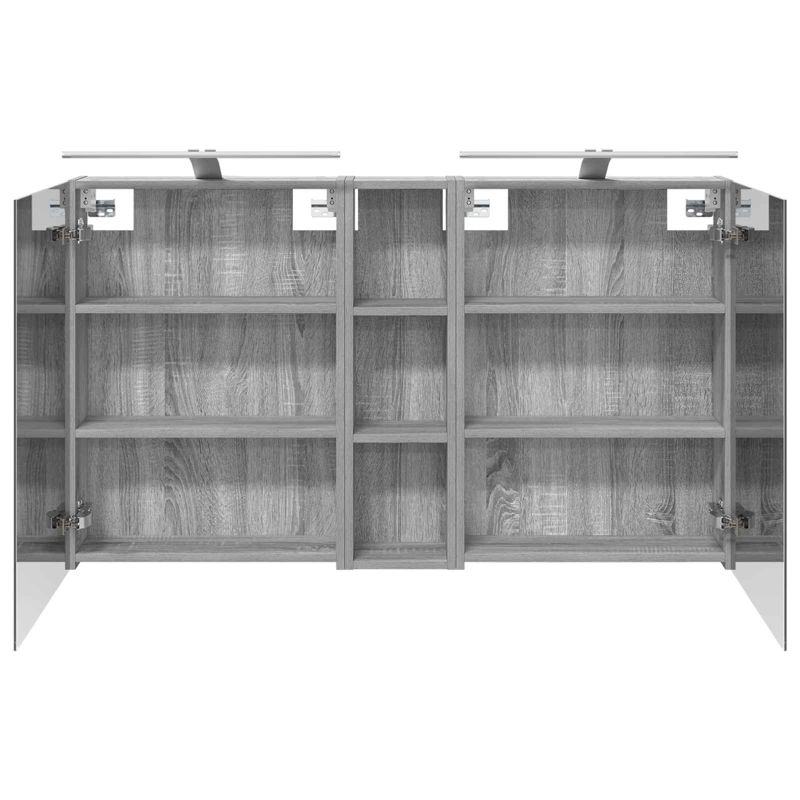 Σετ Ντουλαπιών Μπάνιου με ράφι 3 pcs 120 x 14,5 x 70 εκ - Pakobazaar